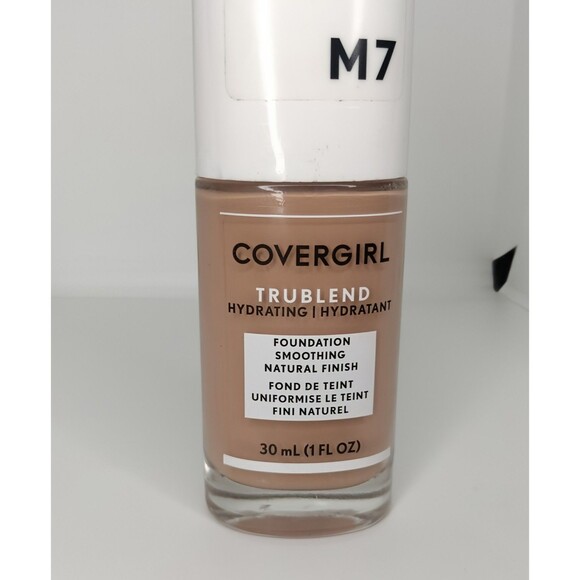 Covergirl TruBlend Hydrating Liquid Foundation M7 Soft Honey Tru Blend Makeup 1x - Picture 1 of 6